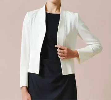 [ Kayme ] [ 액티브 쿨 ] 볼레로 기장 자켓 화이트 택 포함