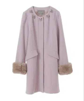 31 Sins de mode 비쥬 부착 롱 코트