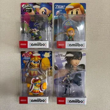 amiibo 피규어 세트 스프라툰 젤다 커비