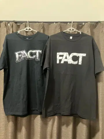 FACT 티셔츠 XL 사이즈 2벌 세트