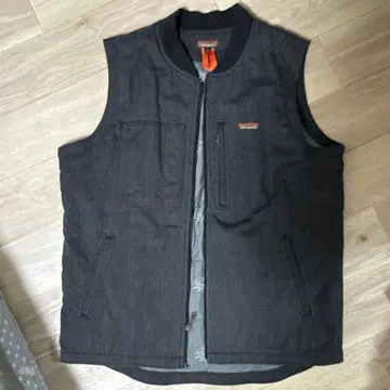 Patagonia work wear 다크 그레이 베스트 데님