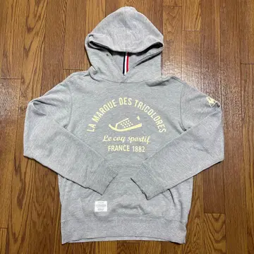 [르꼬끄 스포르티브] 그레이 후드티 얇은 소재