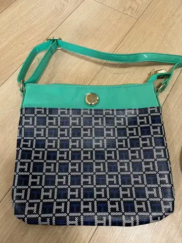 TOMMY HILFIGER 숄더백 그린/네이비