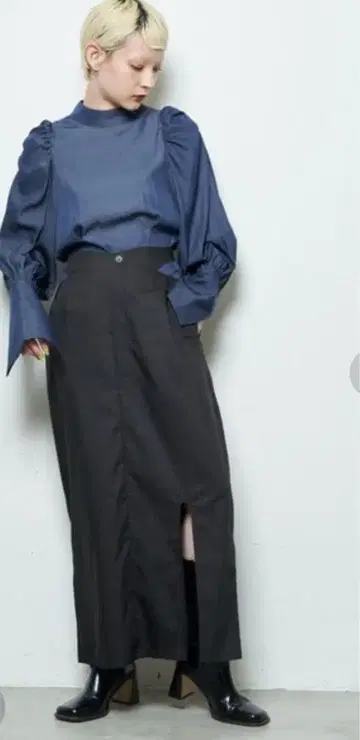 시착만 한 상품 FREE 사이즈 긴팔 블라우스 여성용