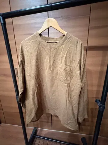 ENROUTE 브라운 긴팔 T셔츠