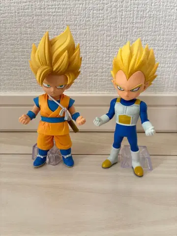 제일복권 드래곤볼 B상 C상 손오공 베지터 2종 세트