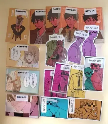 나유. 웹폰 캔뱃지 컬렉션 카드 스티커
