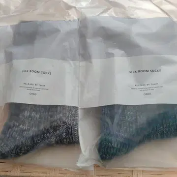 ORBIS SILK ROOM SOCKS M-L 인디고 나이트 포레스트