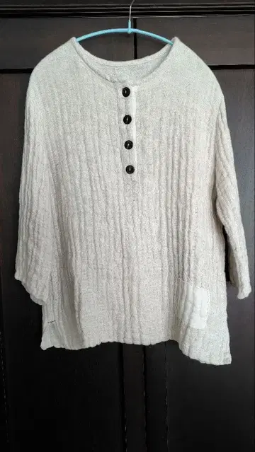 cheer 삿포로 5중 거즈 린넨 풀오버