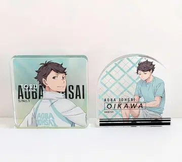 오이카와 토오루 하이큐!! 트레이딩 아크릴 블록 2종 세트