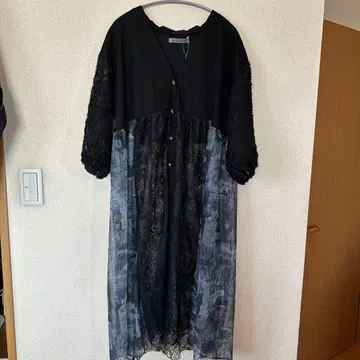 이즈스칼라 레이스 롱 가디건