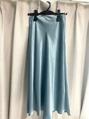 NATURAL BEAUTY BASIC 롱 스커트 XS 라이트 블루