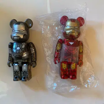 BE@RBRICK 100% 시리즈 20 SF 아이언맨 2 앞뒤