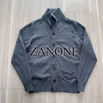 [ 현행 ] ZANONE 스탠드 카라 가디건 CHIOTO 그레이 48