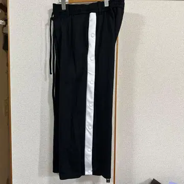 키요하루 Moonage Devilment 투톤 컬러 와이드 팬츠