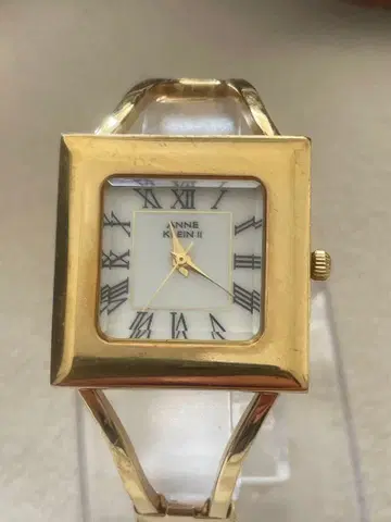 [ 배터리 교환 완료 ] Anne Klein II 골드 쿼츠 손목시계