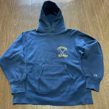 챔피온 리버스 위브 80s 트리코 태그 네이비 레어 프린트