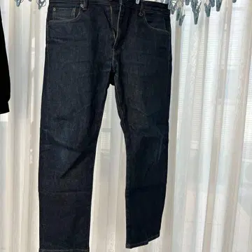 다크 블루 스트레이트 데님 36