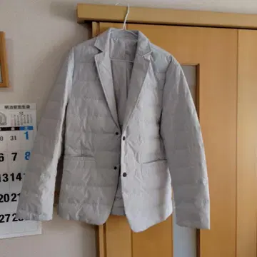 새상품 라이트 그레이 방한 자켓 블레이저 타입 L 사이즈