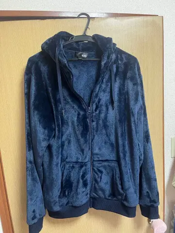 네이비 풀 집업 후드티 M 사이즈