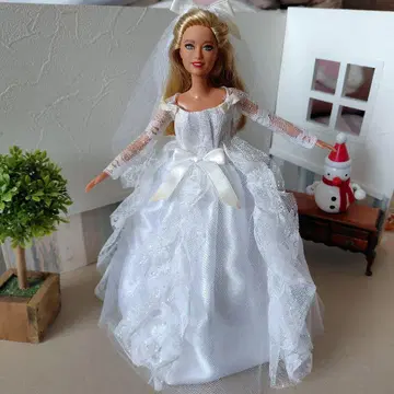 바비 웨딩 드레스