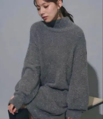 미사용 마이 스트라다 라메 니트 원피스