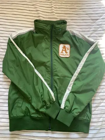 오클랜드 애슬레틱스 자켓 L 사이즈 그린