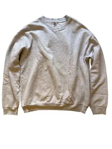 로스앤젤레스 어패럴 그레이 코튼 혼방 크루넥 맨투맨