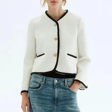 H&M 부클레 자켓