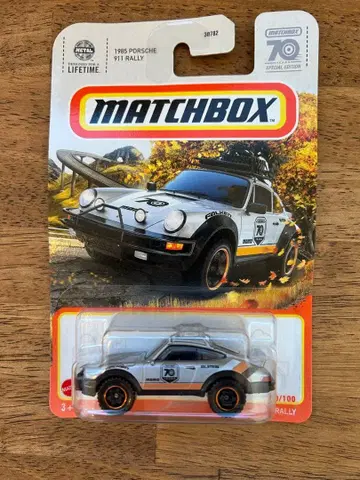 Matchbox 1985 포르쉐 911 랠리 70주년 기념 랠리