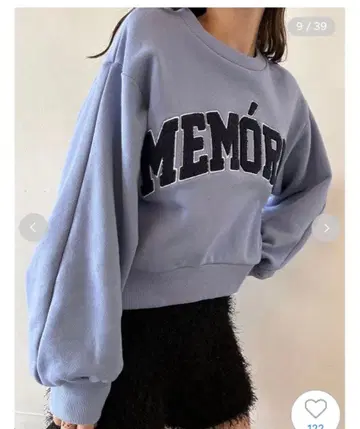 스나이델 Sustainable 사가 로고 맨투맨 풀오버