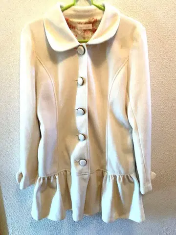 리즈리사 롱 코트 화이트