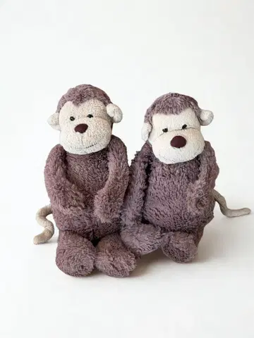 Jellycat 원숭이 봉제 인형 2개