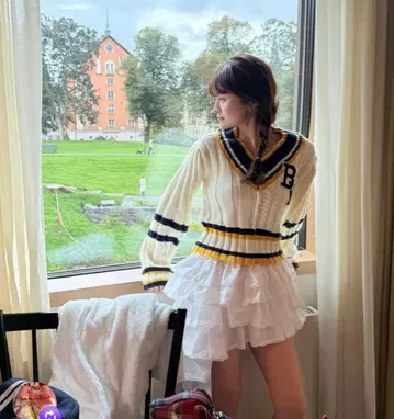 Bibiy. PATTY RUFFLE SKIRT 새상품