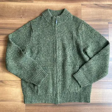 L.L.Bean 램스울 집업 스웨터 L-REG