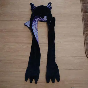 디즈니 리조트 캡 블랙 보라색