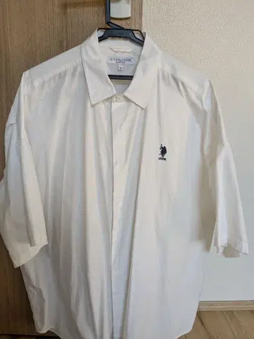 U.S. POLO ASSN. 반팔 셔츠 L 화이트