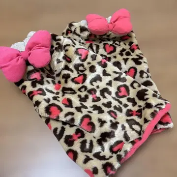 디즈니 미니 레오파드 무늬 하트 레그 워머