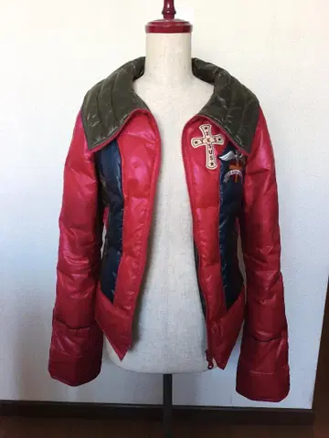 LED RECHWE 아나키 자켓 다운 자켓 레드 리