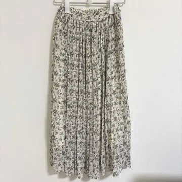 mysty woman 플리츠 스커트 꽃무늬