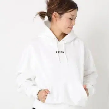 Deuxieme Classe/SKIN 후드티 화이트