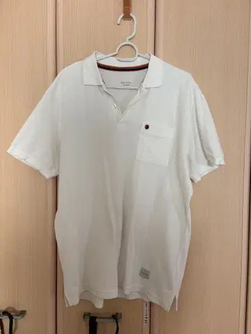 화이트 메쉬 피케 셔츠