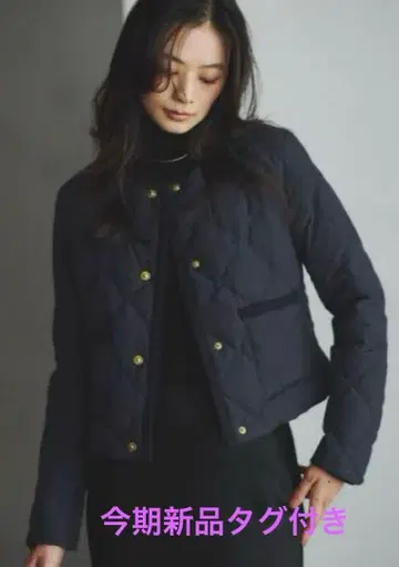 이번 시즌 [ TAION x anuans ] 노카라 퀼팅 숏 다운