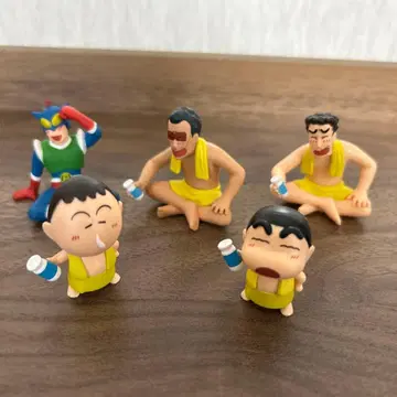 짱구는 못말려(크레용 신짱) 사우나 가챠 5종 세트