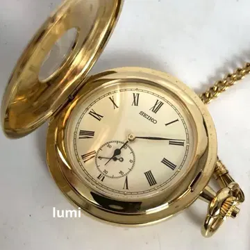 세이코 아날로그 손목시계 골드 남성용 브랜드