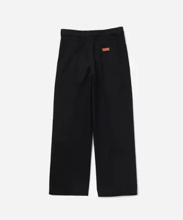 Cristaseya BLACK DENIM PLEATED TROUSERS