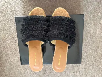 ESPERANZA 프린지 웨지 샌들