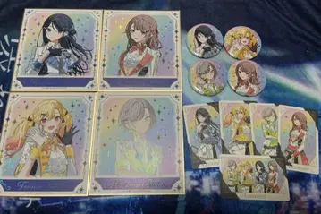 프로세카 감사제 레오니 묶음 판매 캔뱃지 색지 카드