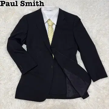 [ 컨디션 최상 ] 폴스미스 스트라이프 테일러드 자켓 블랙 745
