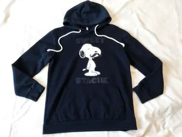 스누피 후드 맨투맨 블랙 bros